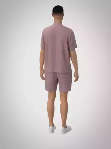 Relaxed Zip-Neck Lounge Set 3D print model Relaxed Zip-Neck Lounge Set 3D print model