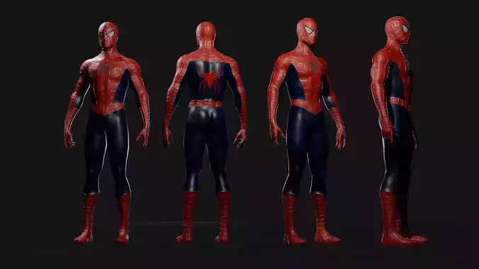 SpiderMan 3D Character