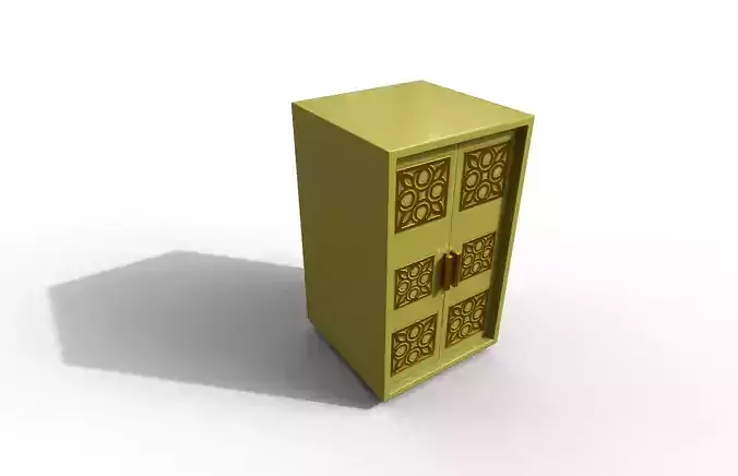 Modern Furniture 3D Model Low-poly 3D model