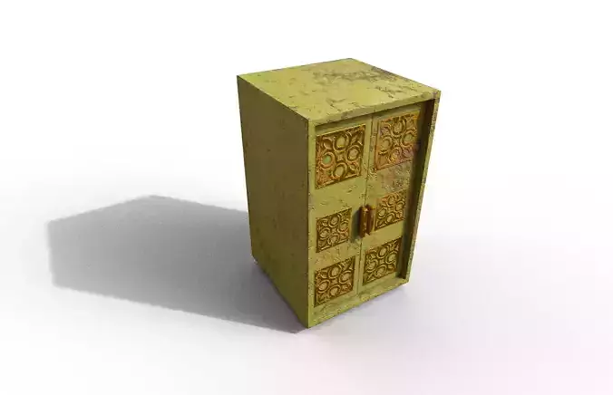 Old Modern Furniture 3D Model Terror