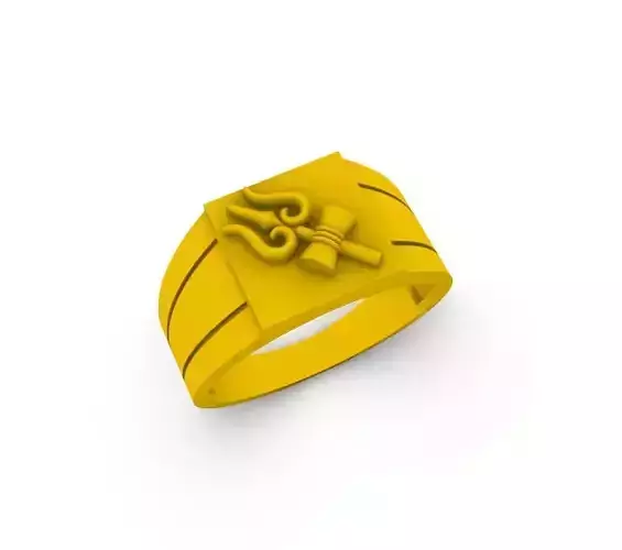 Shiv Gold Ring 