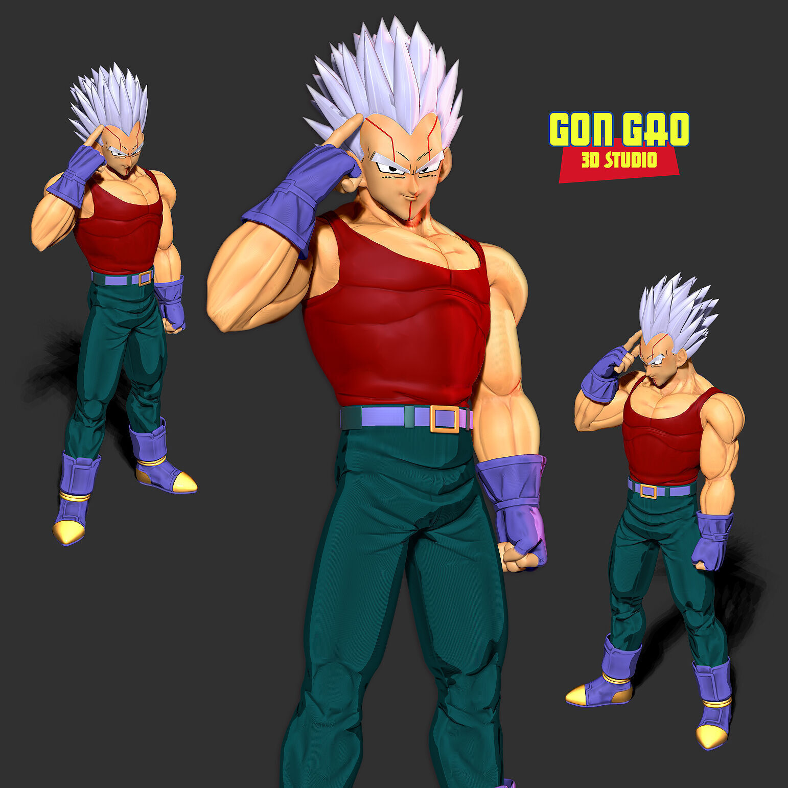 Baby Vegeta - Dragon Ball GT 3D print model_3