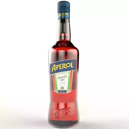 Aperol Liqueur Alcohol Bottle