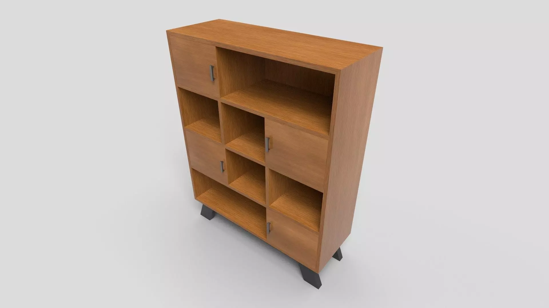 Bookcase CG11 3D model_1