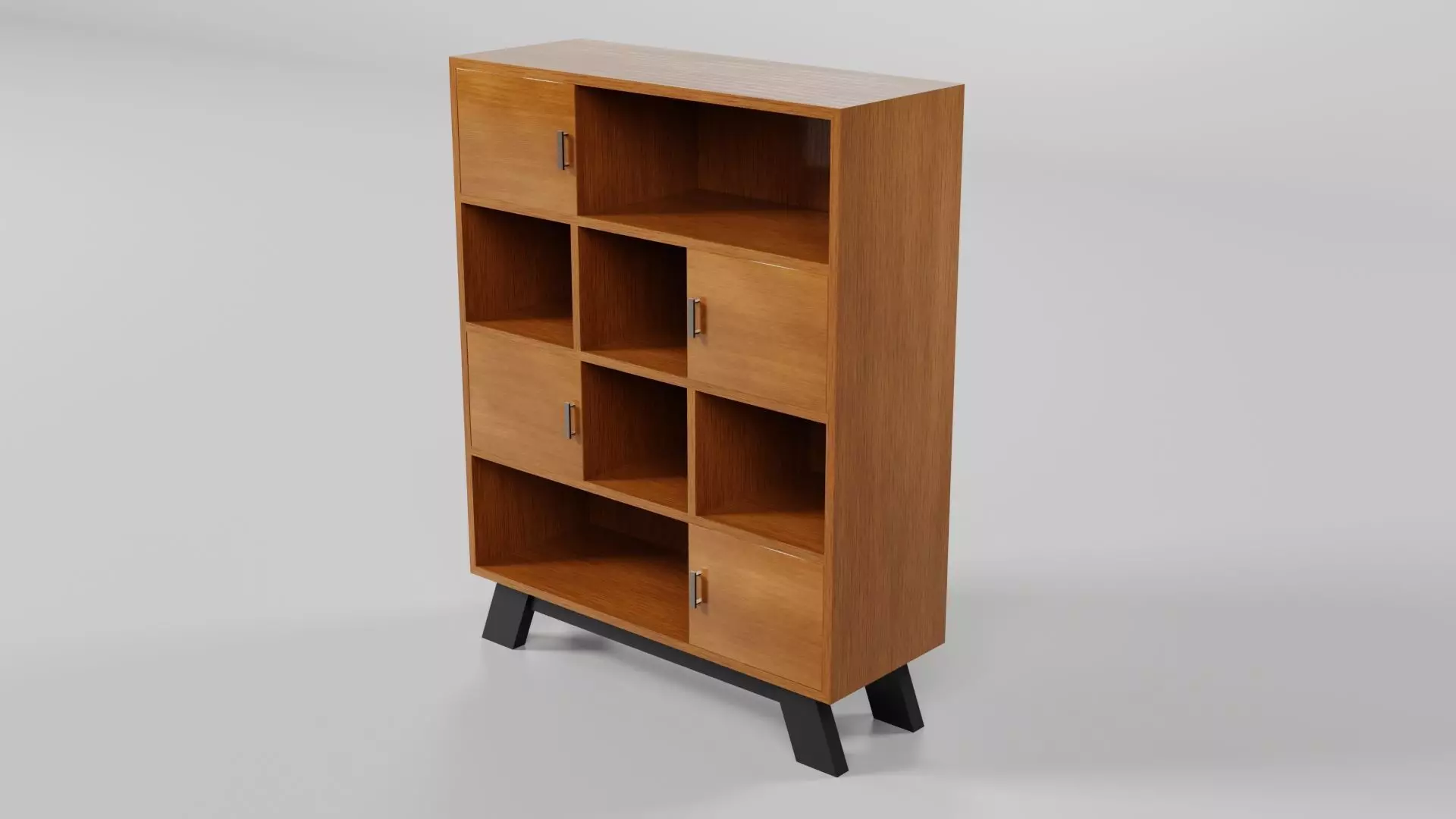 Bookcase CG11 3D model_3