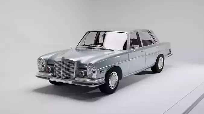 Mercedes Benz 300 SEl 6 3 Low-poly 3D model