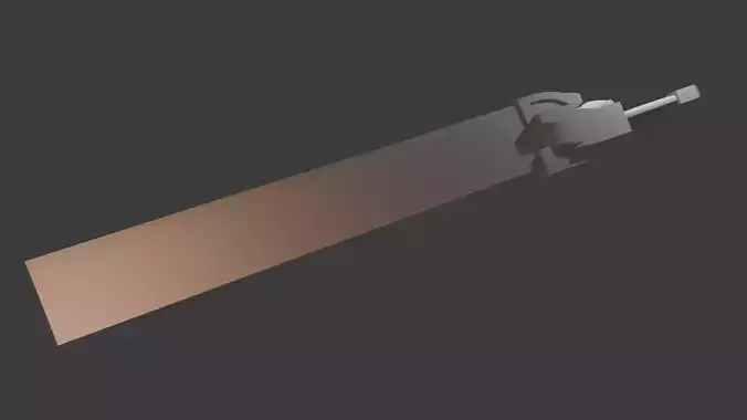 A very unrealistic greatsword