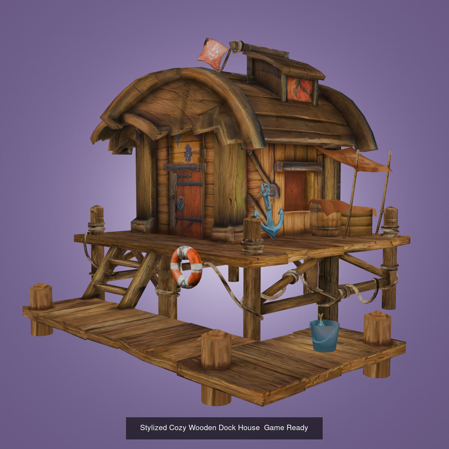 Collection of Stylized Buildings _4