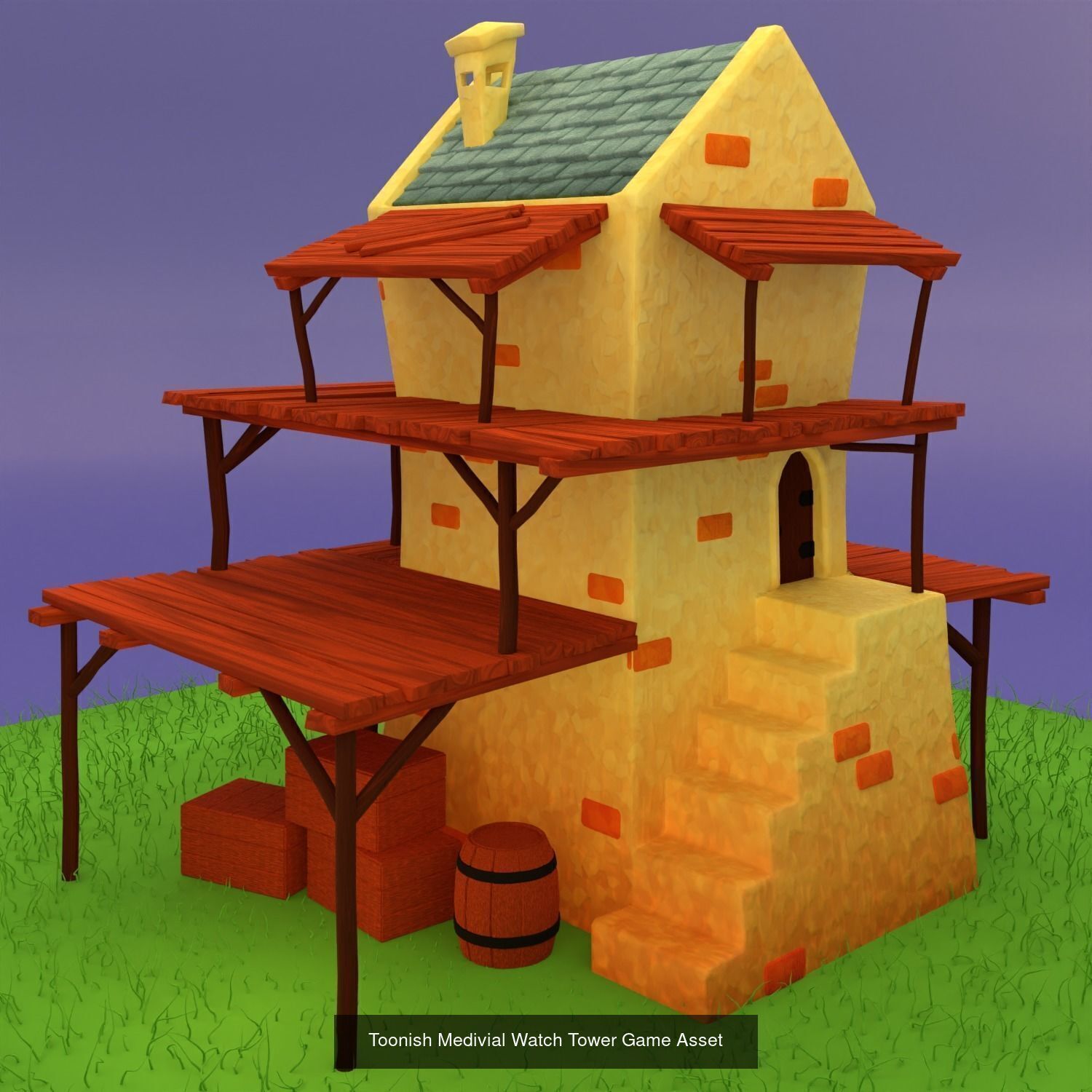 Collection of Stylized Buildings _2