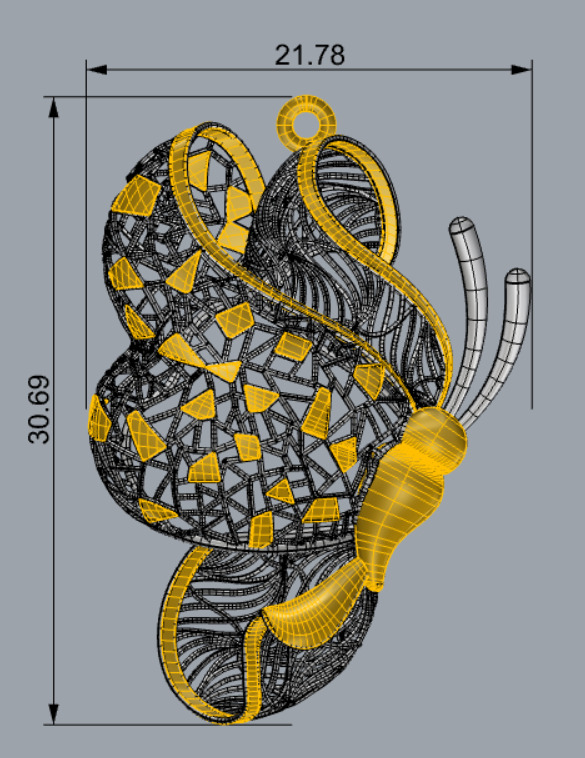 Golden Wings-Half Set-H2-Part1-110 Pieces 3D print model_77