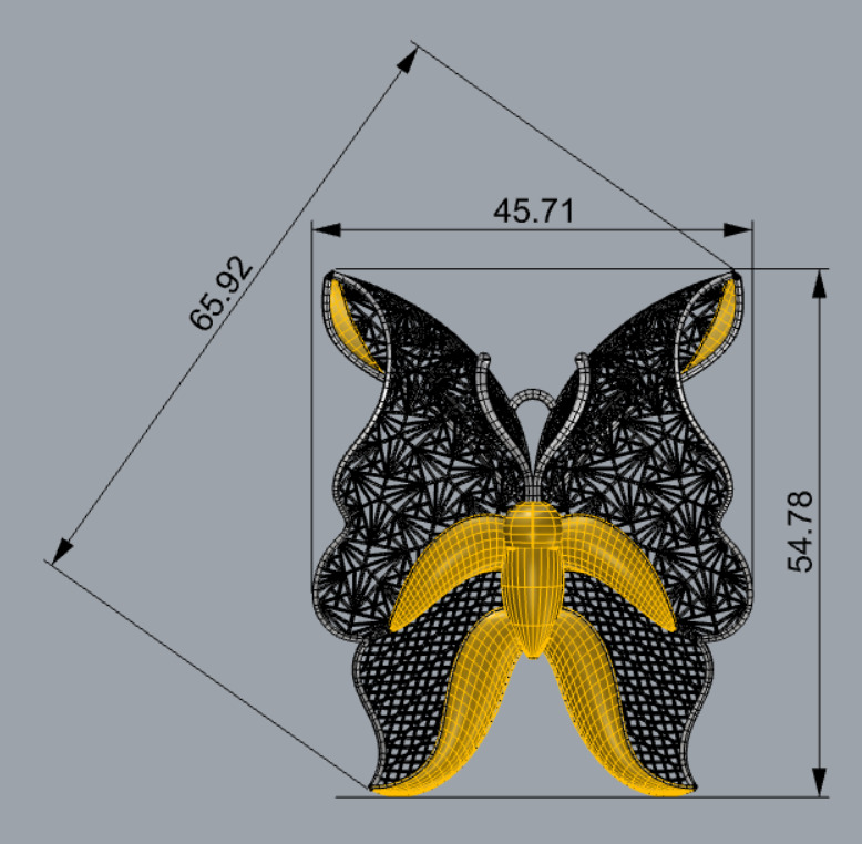 Golden Wings-Half Set-H2-Part1-110 Pieces 3D print model_38