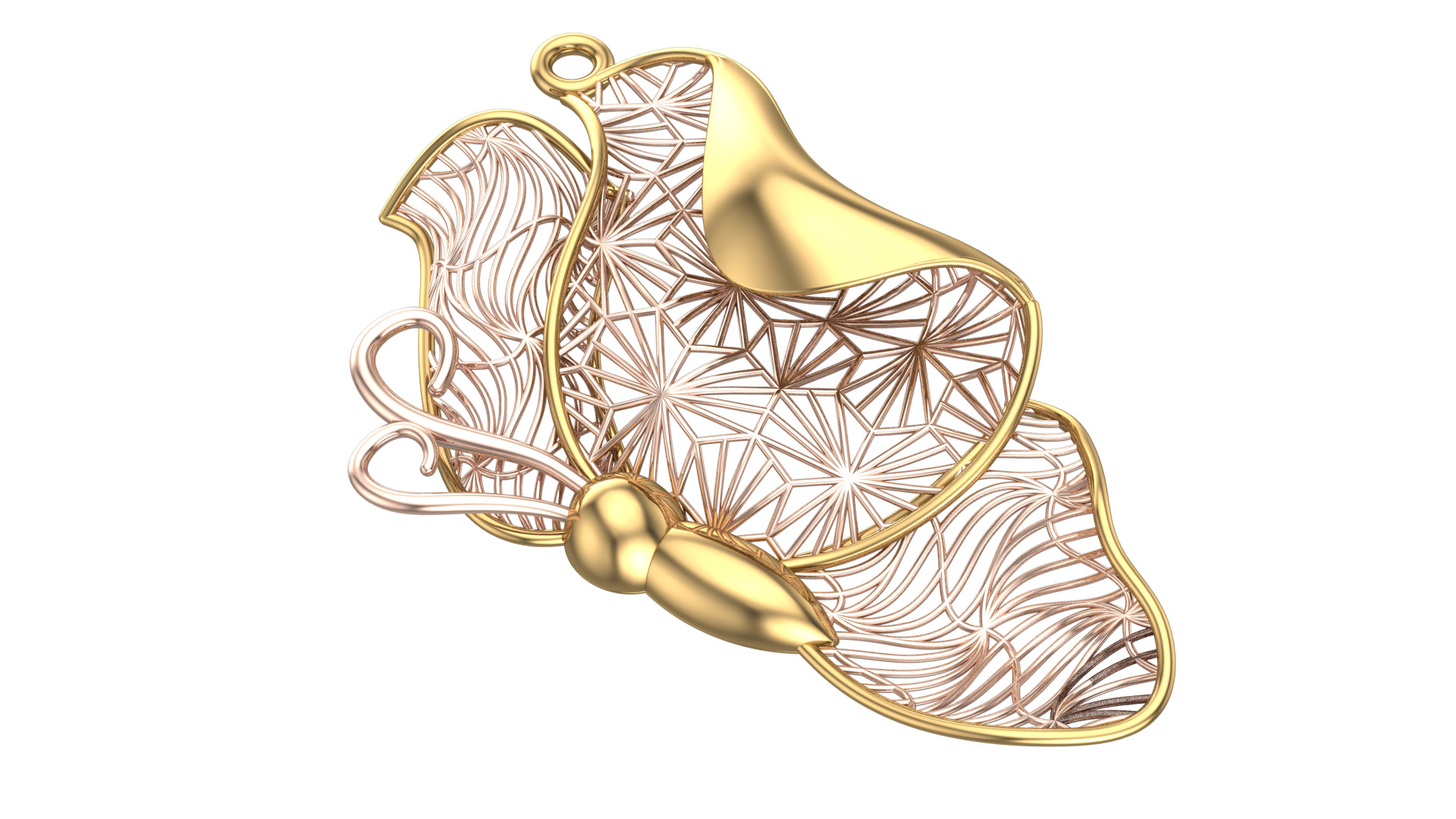 Golden Wings-Half Set-H2-Part1-110 Pieces 3D print model_24