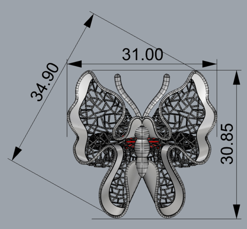 Golden Wings-Half Set-H2-Part1-110 Pieces 3D print model_34
