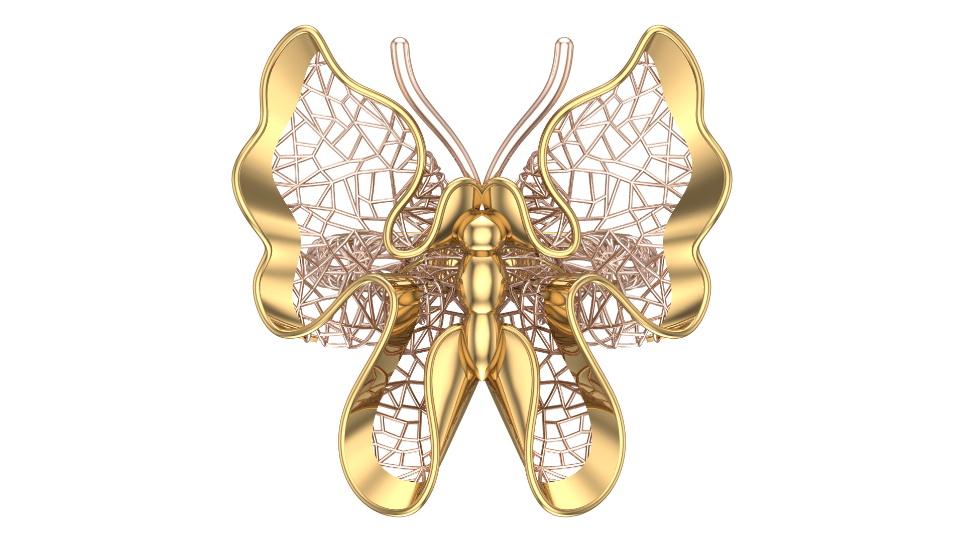 Golden Wings-Half Set-H2-Part1-110 Pieces 3D print model_1