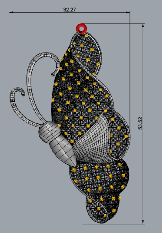 Golden Wings-Half Set-H2-Part1-110 Pieces 3D print model_68