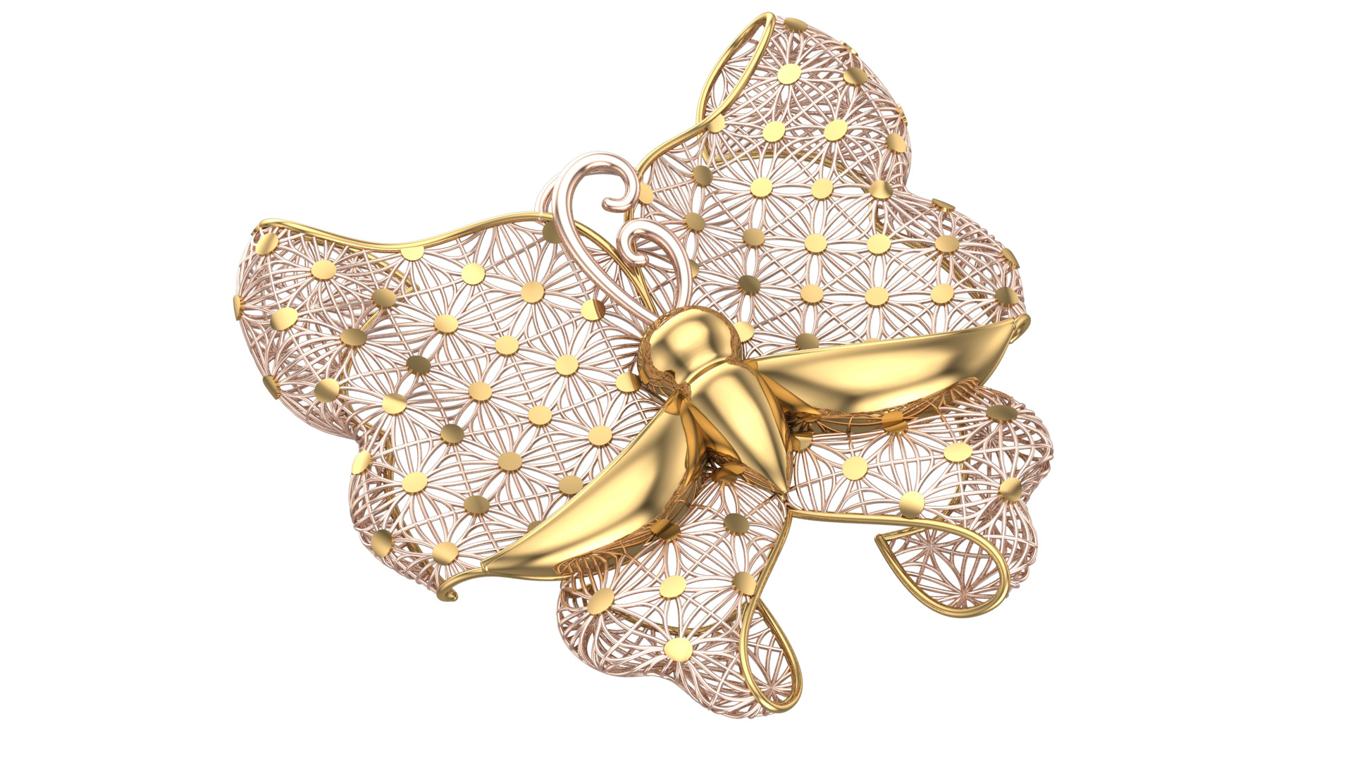 Golden Wings-Half Set-H2-Part1-110 Pieces 3D print model_6