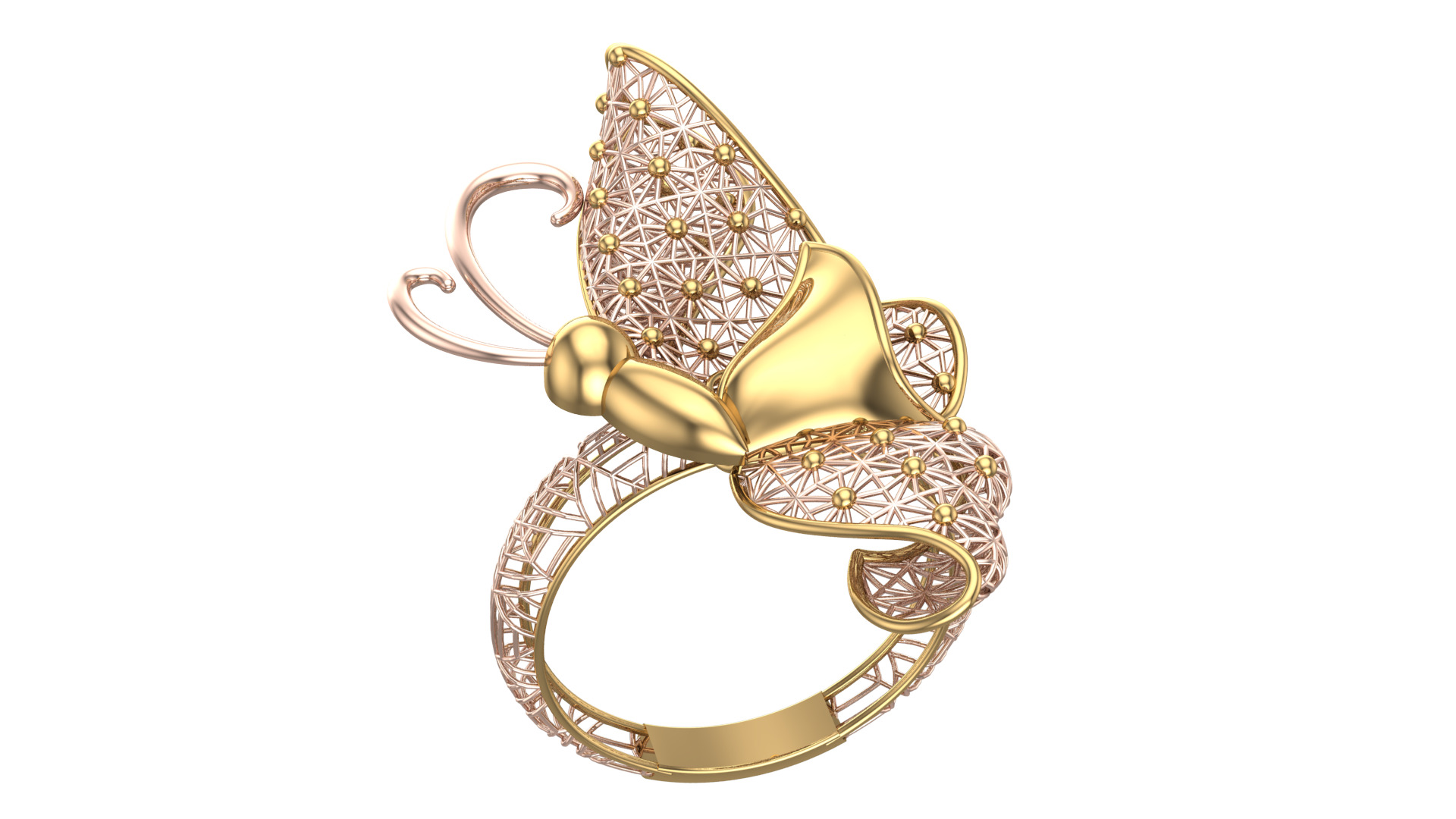 Golden Wings-Half Set-H2-Part1-110 Pieces 3D print model_15