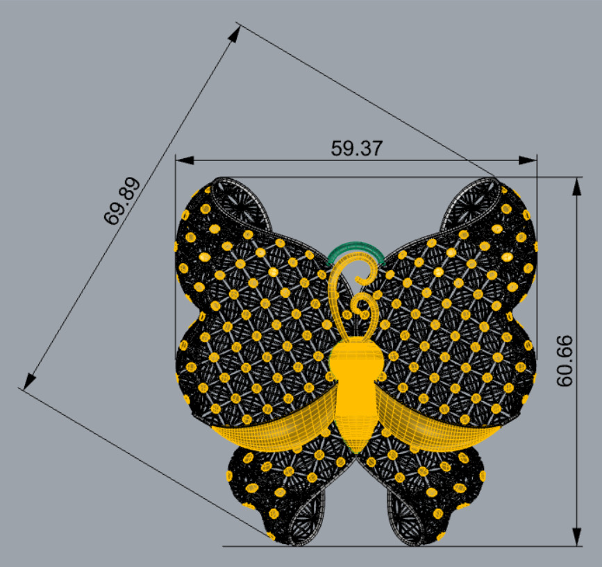 Golden Wings-Half Set-H2-Part1-110 Pieces 3D print model_37