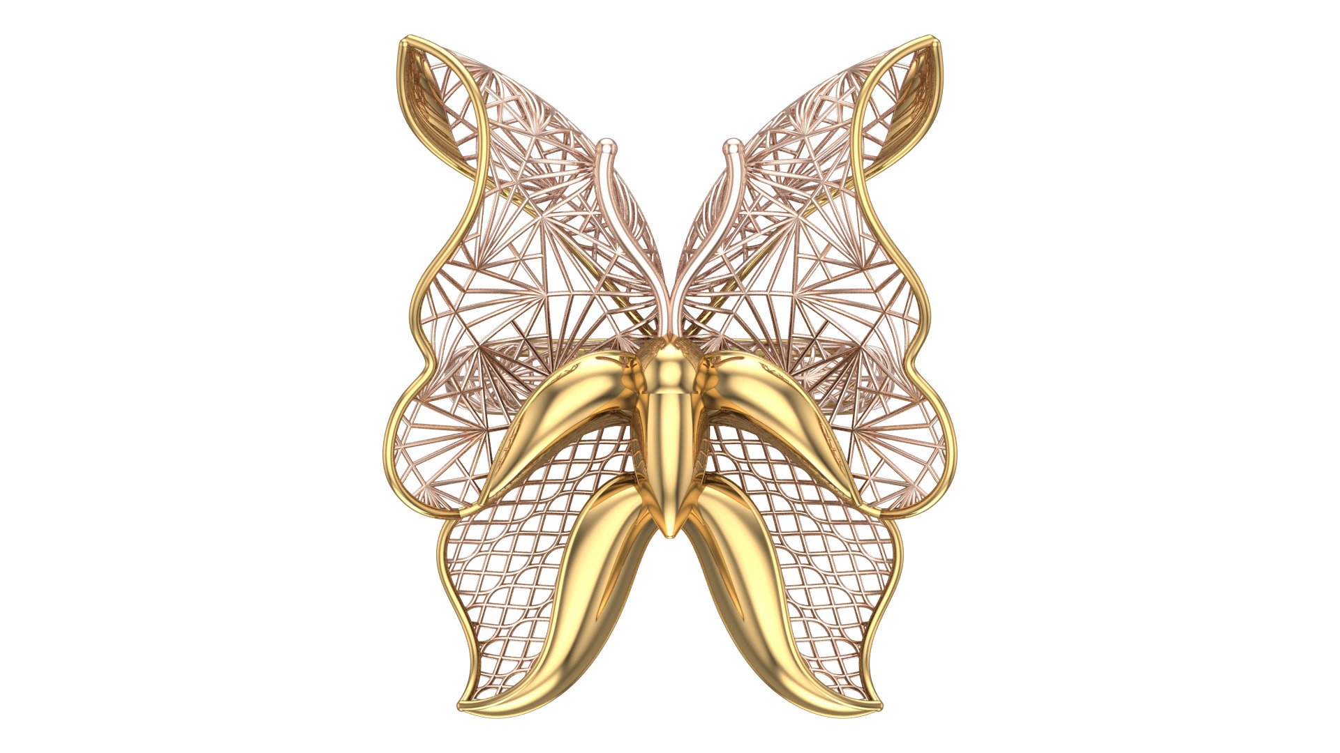 Golden Wings-Half Set-H2-Part1-110 Pieces 3D print model_9