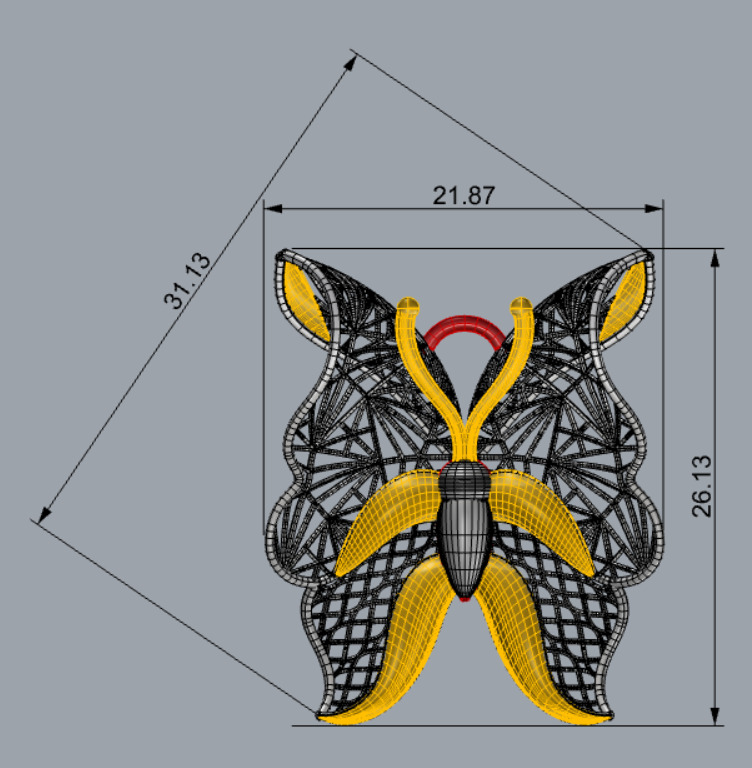 Golden Wings-Half Set-H2-Part1-110 Pieces 3D print model_67