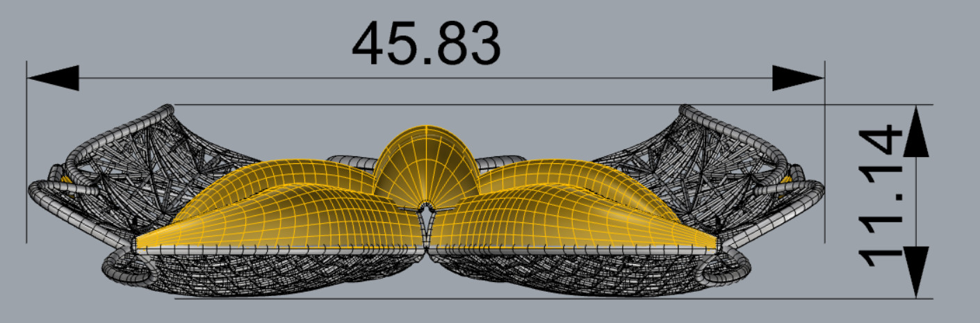 Golden Wings-Half Set-H2-Part1-110 Pieces 3D print model_39