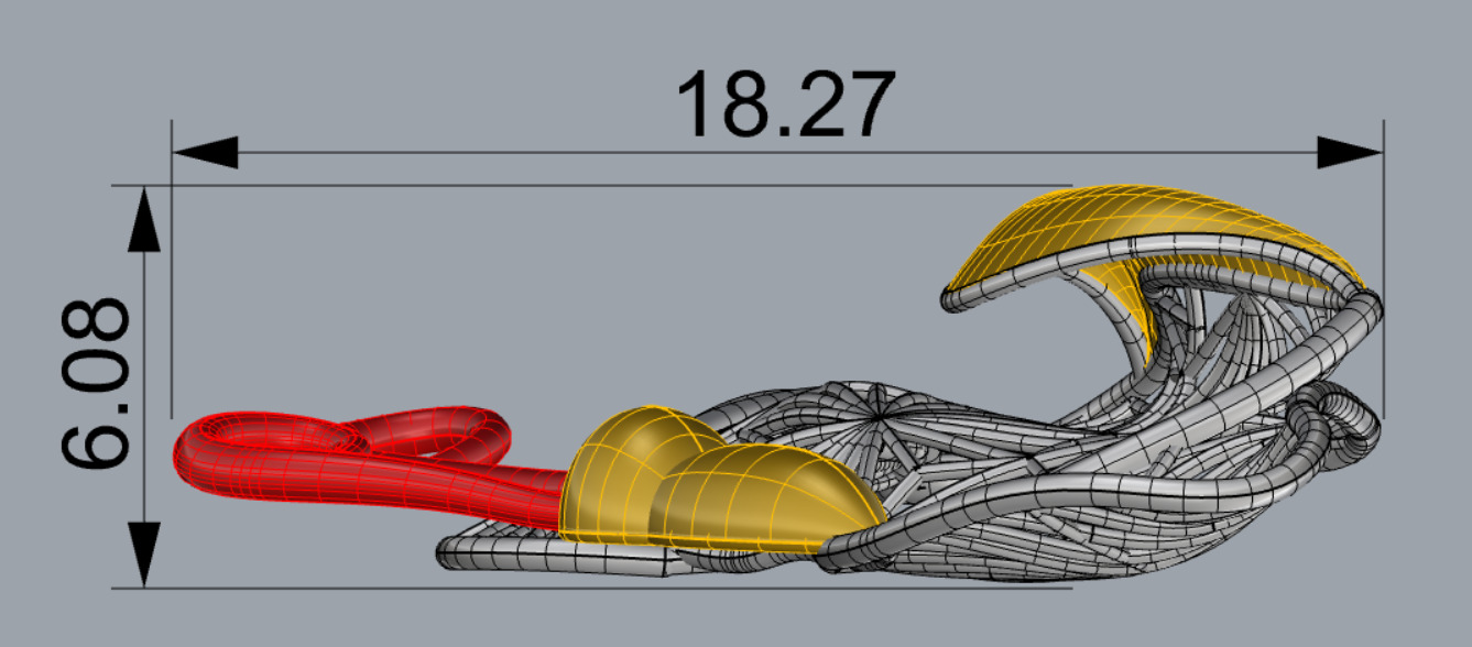 Golden Wings-Half Set-H2-Part1-110 Pieces 3D print model_86