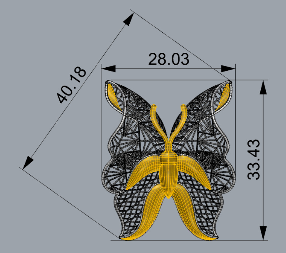 Golden Wings-Half Set-H2-Part1-110 Pieces 3D print model_59