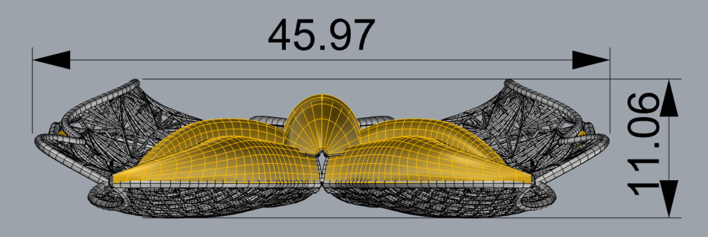 Golden Wings-Half Set-H2-Part1-110 Pieces 3D print model_53