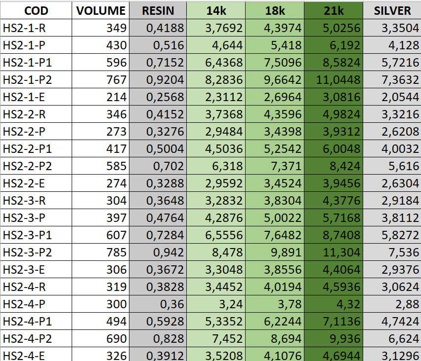 Golden Wings-Half Set-H2-Part1-110 Pieces 3D print model_87
