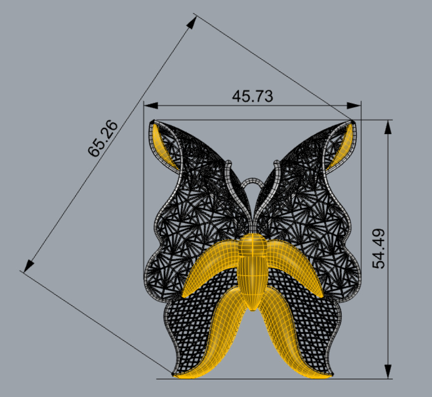 Golden Wings-Half Set-H2-Part1-110 Pieces 3D print model_54