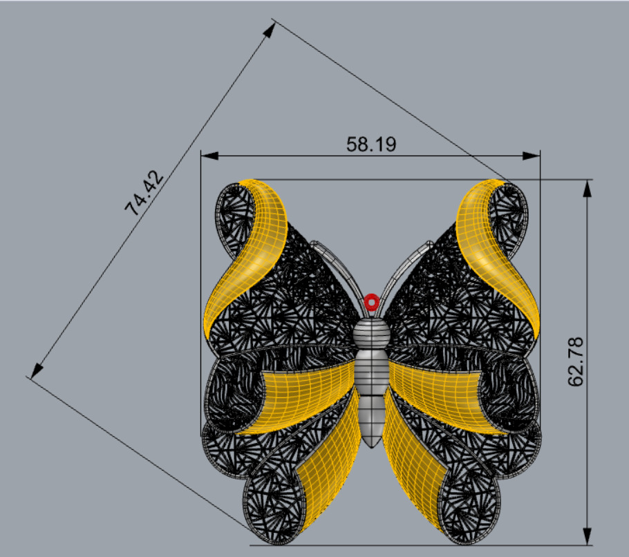 Golden Wings-Half Set-H2-Part1-110 Pieces 3D print model_61