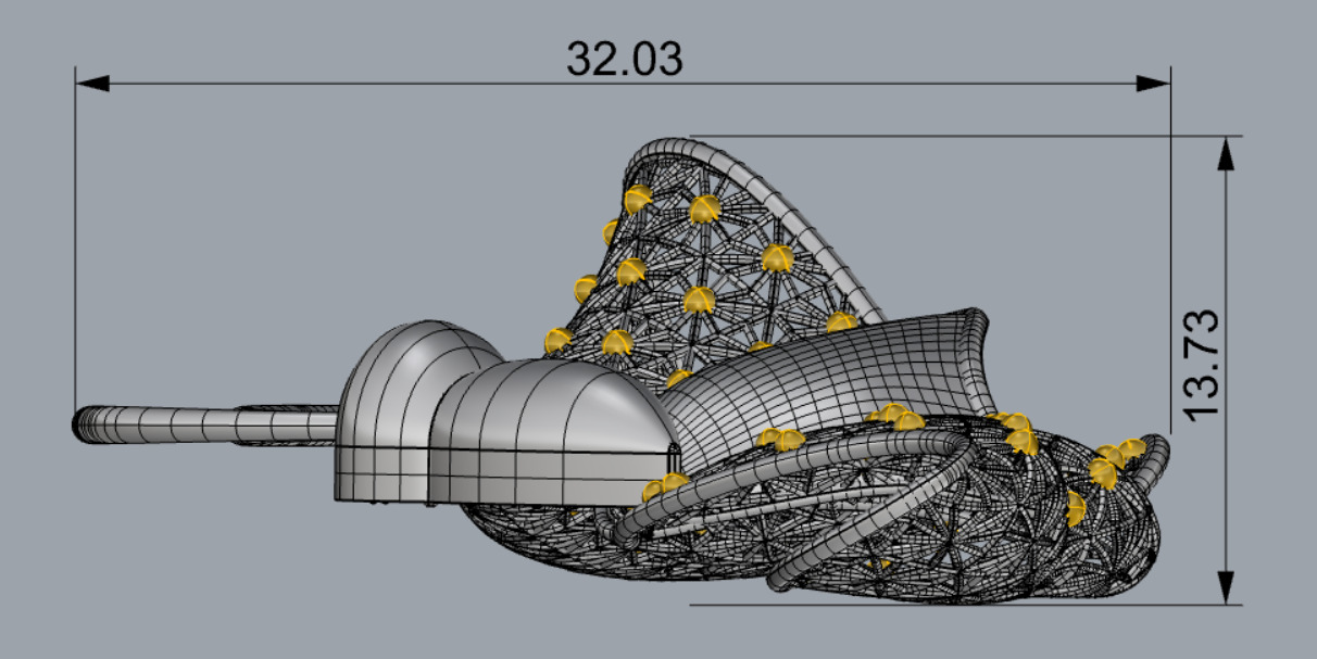 Golden Wings-Half Set-H2-Part1-110 Pieces 3D print model_71