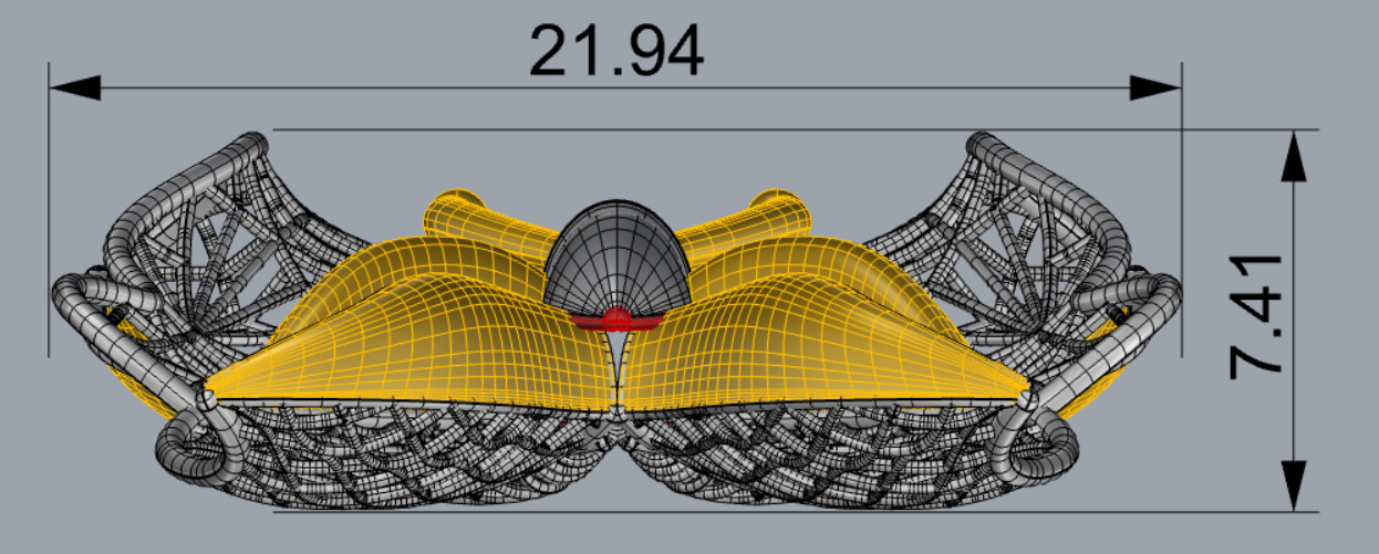 Golden Wings-Half Set-H2-Part1-110 Pieces 3D print model_66