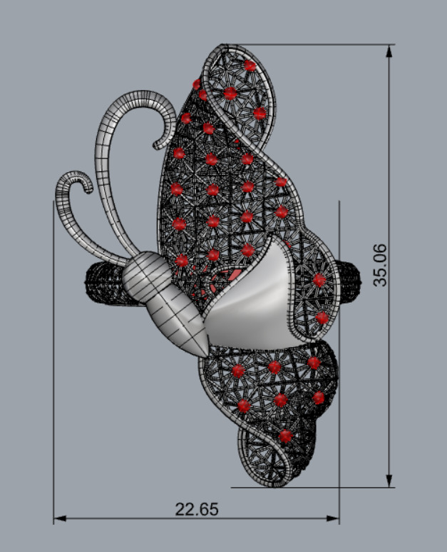Golden Wings-Half Set-H2-Part1-110 Pieces 3D print model_50