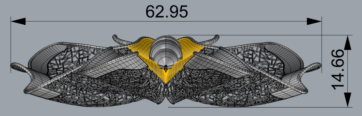 Golden Wings-Half Set-H2-Part1-110 Pieces 3D print model_52