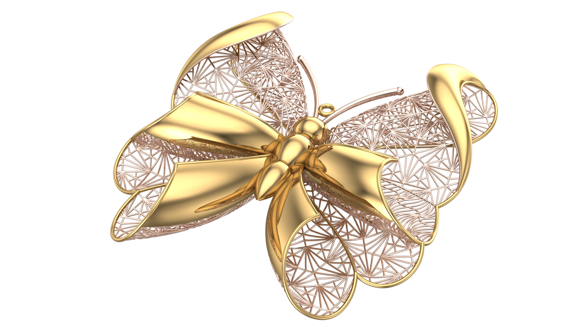 Golden Wings-Half Set-H2-Part1-110 Pieces 3D print model_11