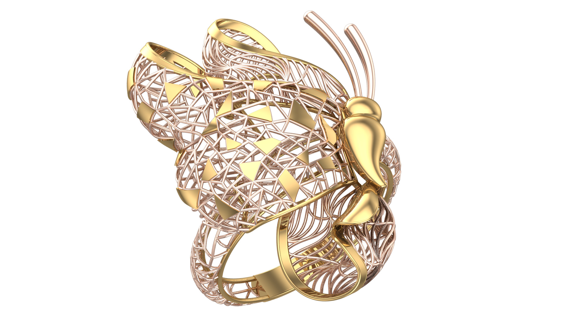 Golden Wings-Half Set-H2-Part1-110 Pieces 3D print model_20