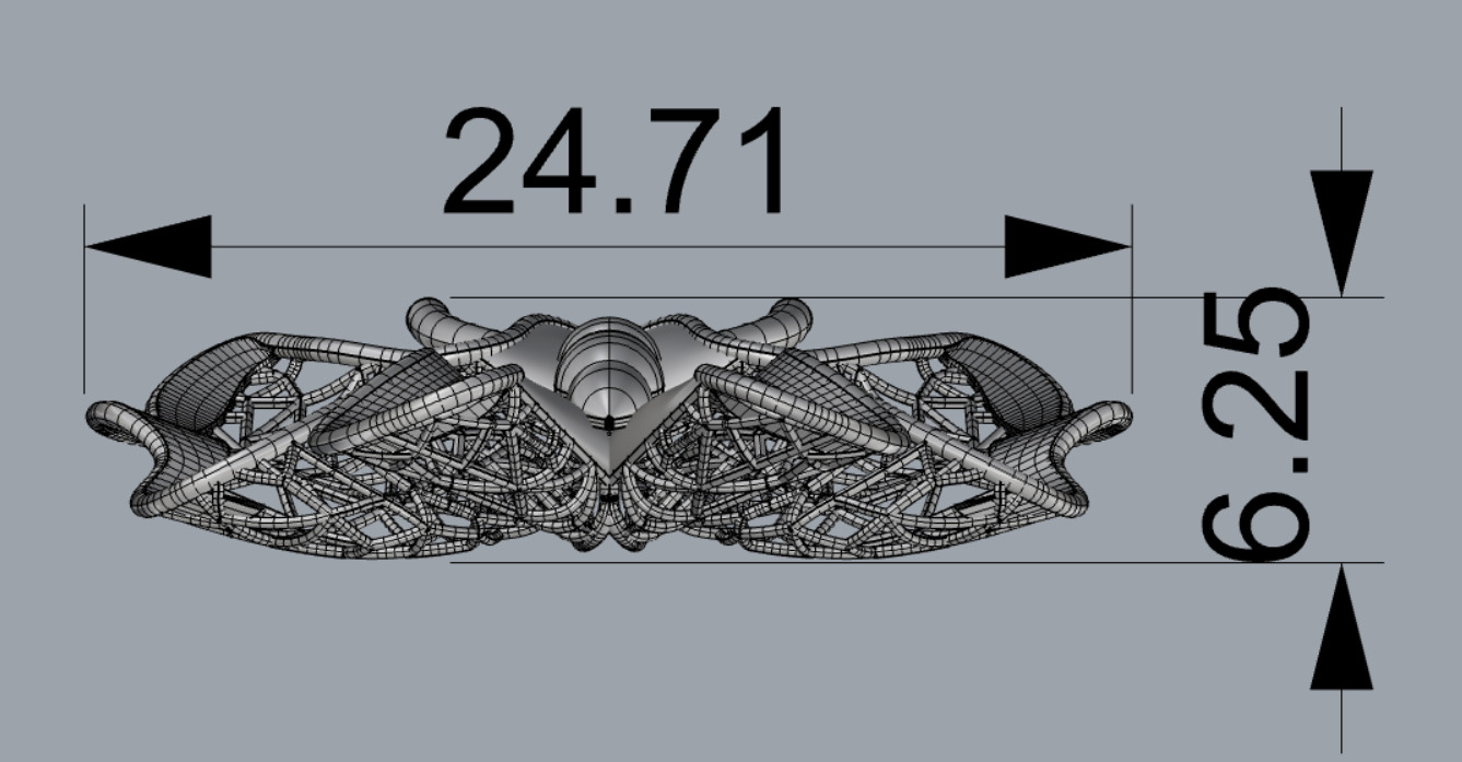 Golden Wings-Half Set-H2-Part1-110 Pieces 3D print model_44