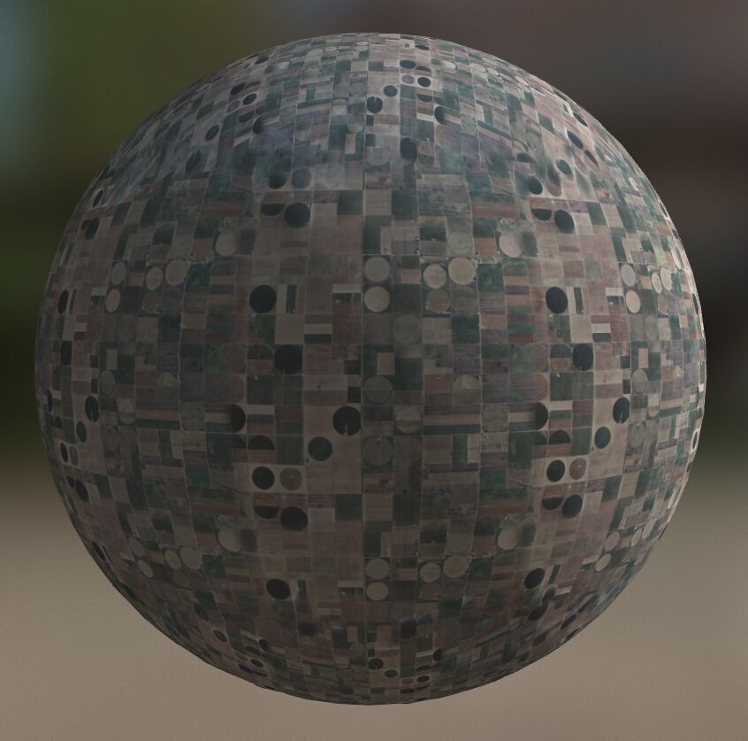 Seamless PBR Farmland - 020 Texture_9