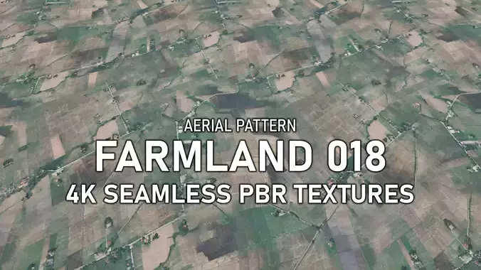 Seamless PBR Farmland - 018 Texture