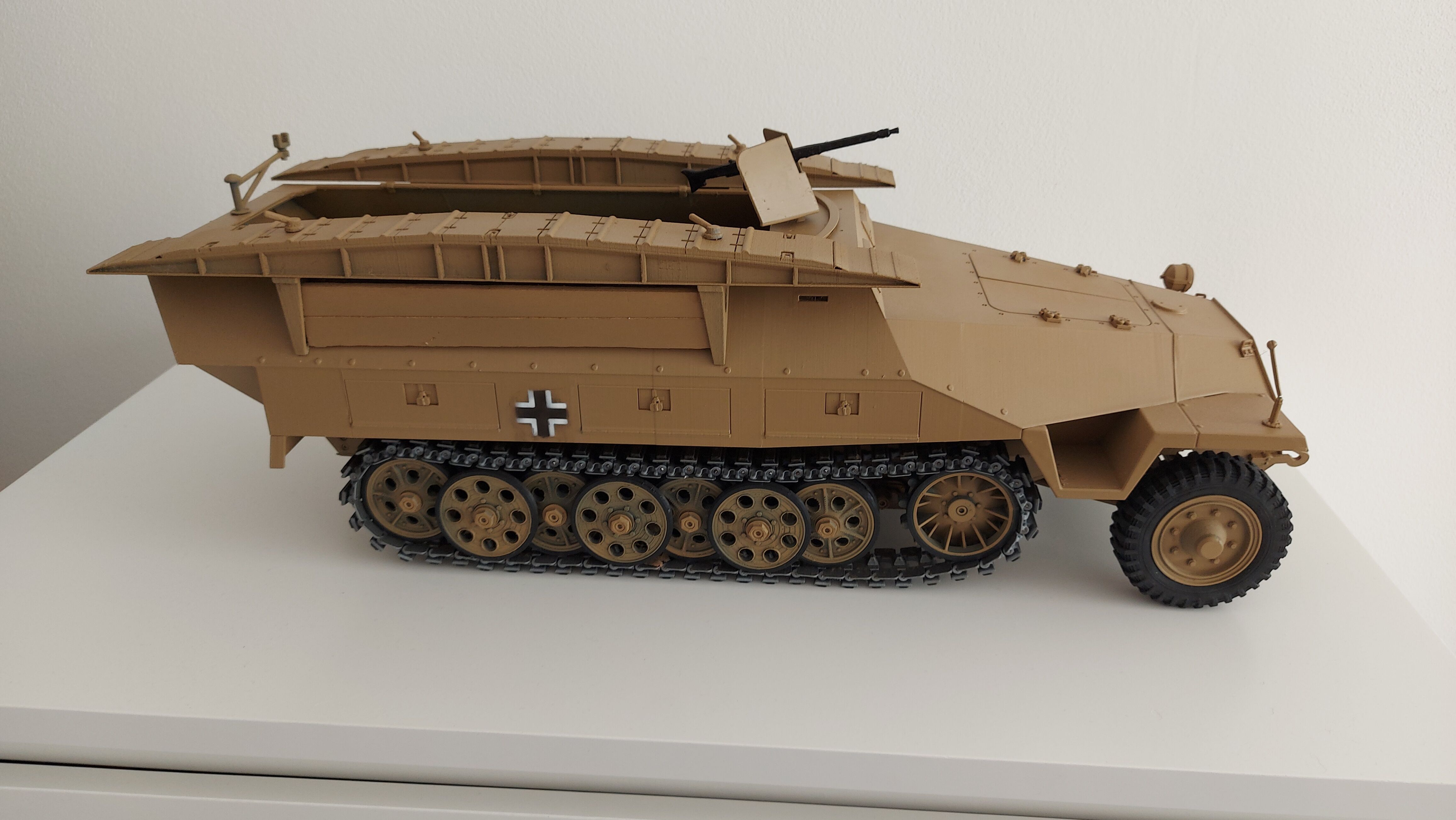 Sd Kfz 251-7 modification 3D print model_1