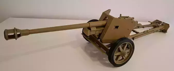 Pak 40  scale 1-10 3D print model