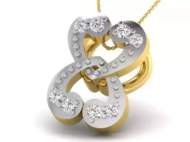 Jewelry 3D Models with render and 3dm  stl - DP-5272