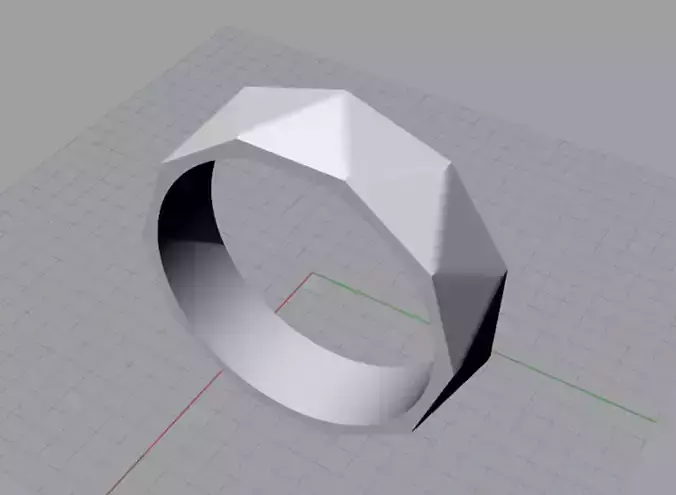 Large geometrical ring