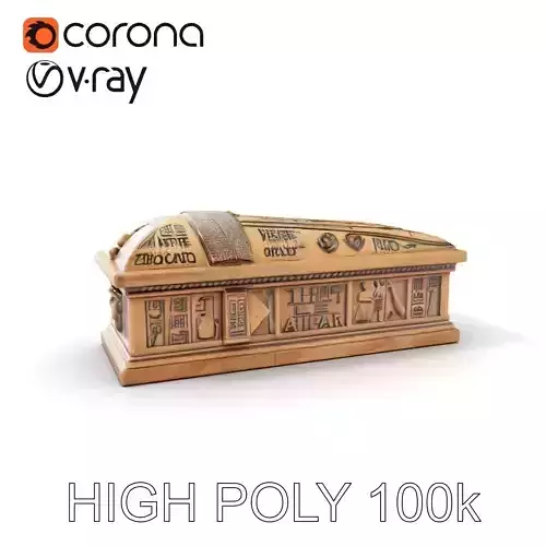Ancient Egyptian Sarcophagus D Model Pack