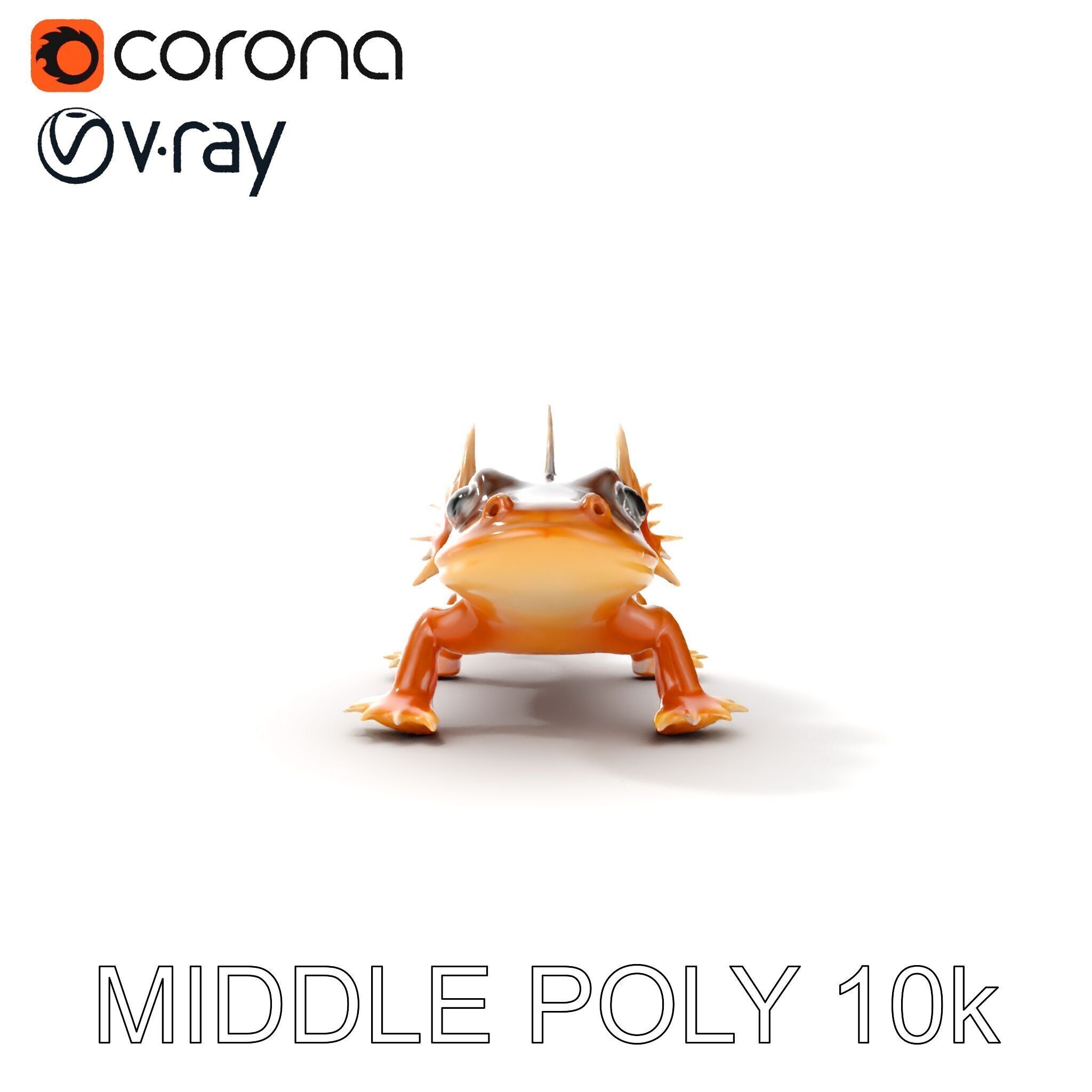 Axolotl Creature Model Pack Low-poly 3D model_18