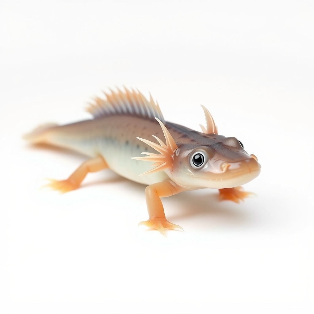 Axolotl Creature Model Pack Low-poly 3D model_2