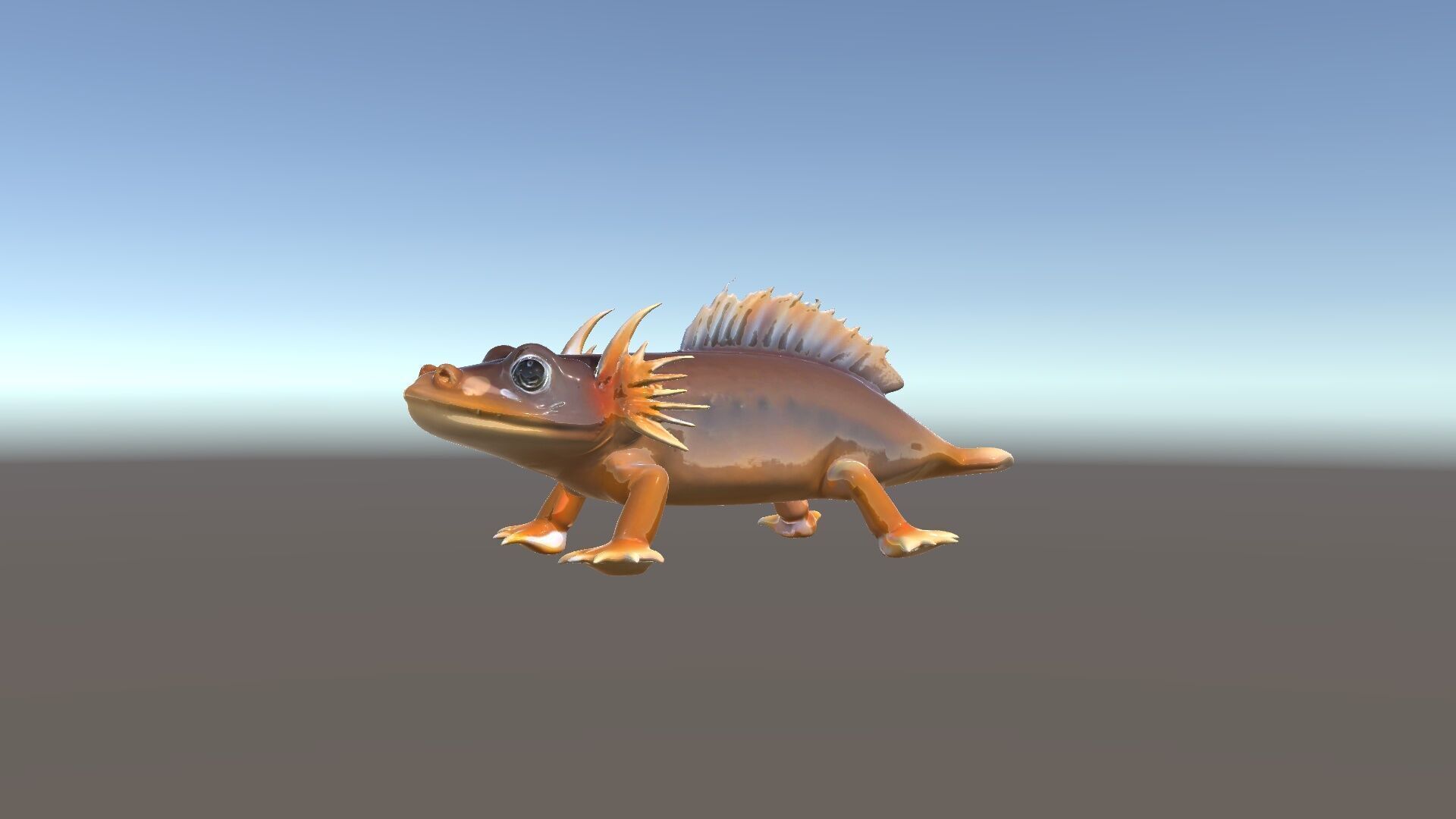 Axolotl Creature Model Pack Low-poly 3D model_5