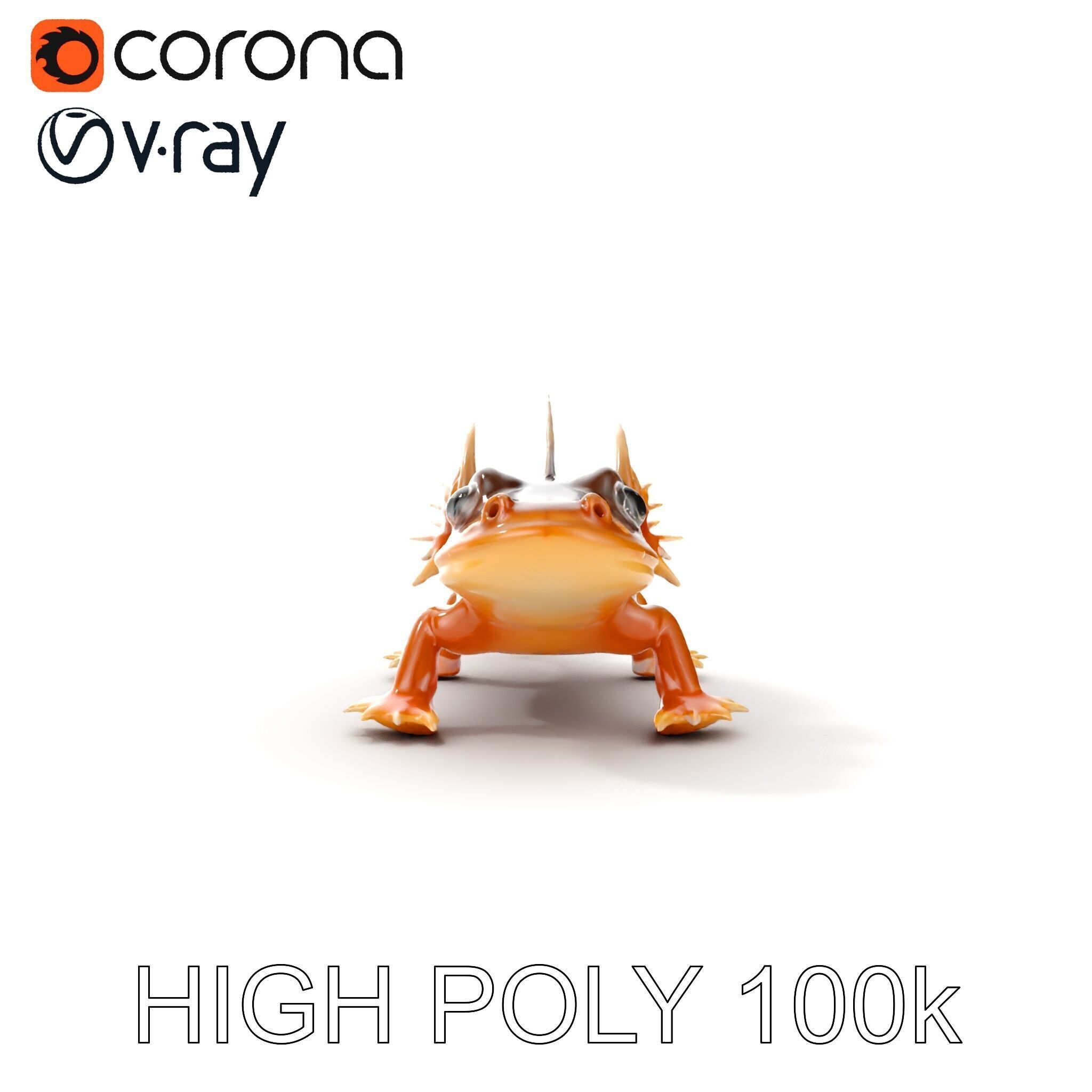 Axolotl Creature Model Pack Low-poly 3D model_20