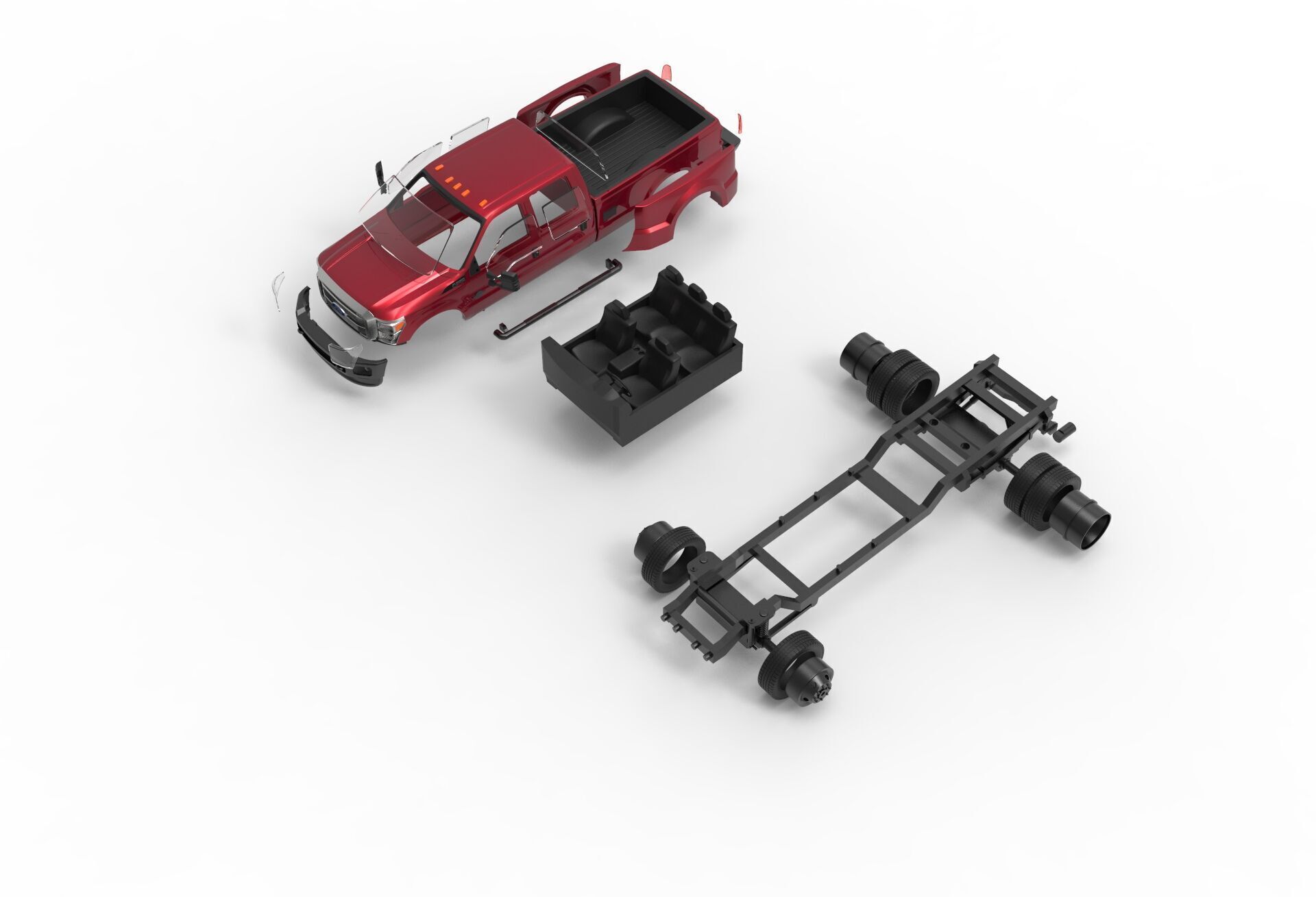 F-350 Dually Super Duty 2011-2015 3D print model_22